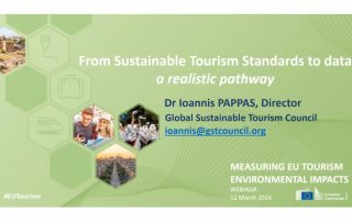 GSTC representation in the Webinar “Measuring EU Tourism Environmental Impacts, Setting the Frame” hosted by EUROPARC