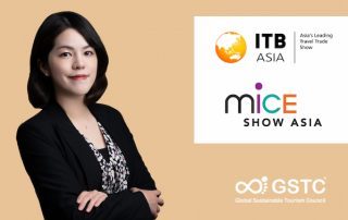 GSTC’s Market Development Manager, Rita Kuan, speaks at MICE Show Asia and ITB Asia 2024